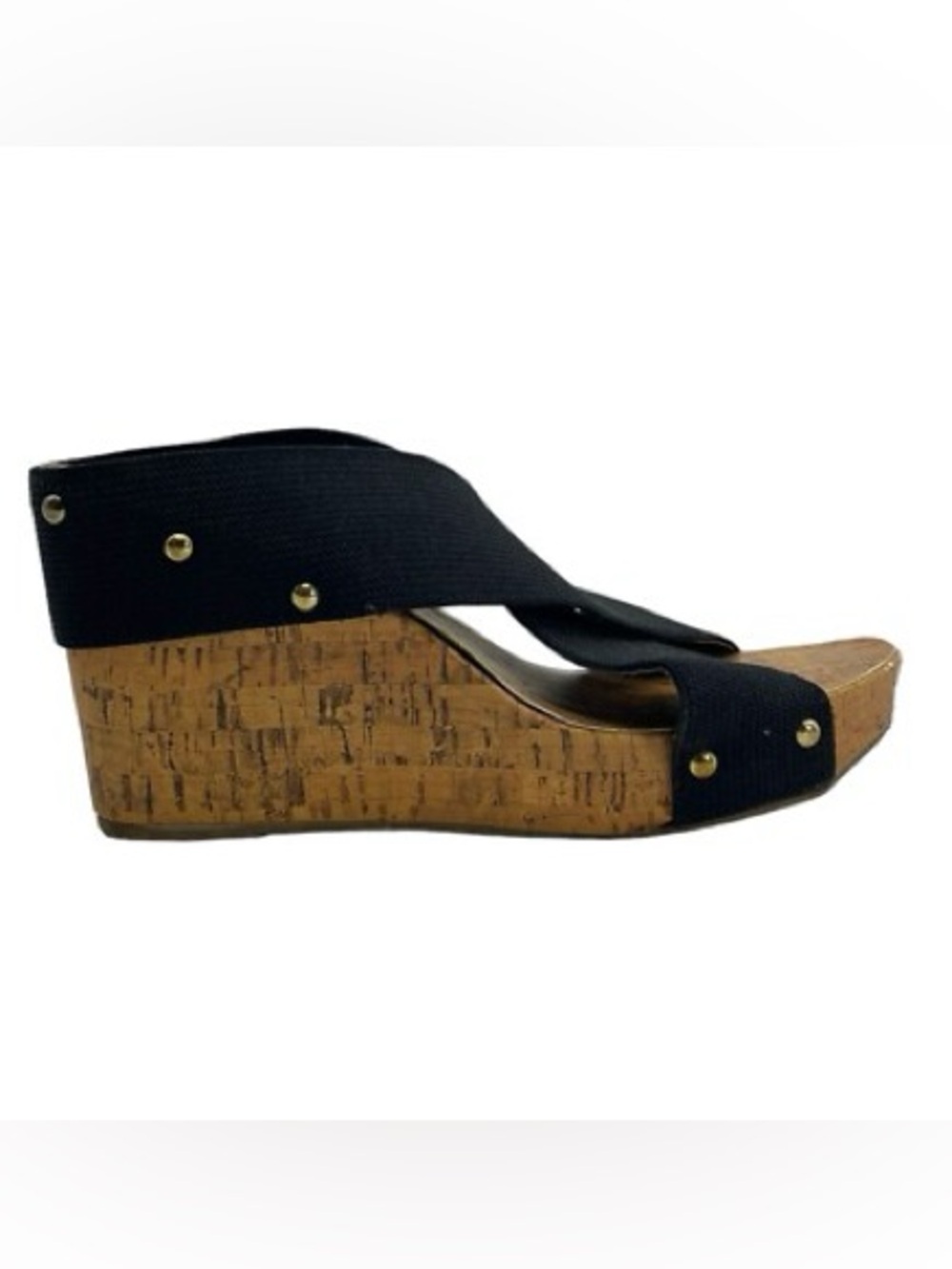 Steve Madden Rope Wedge Black Platform Shoes